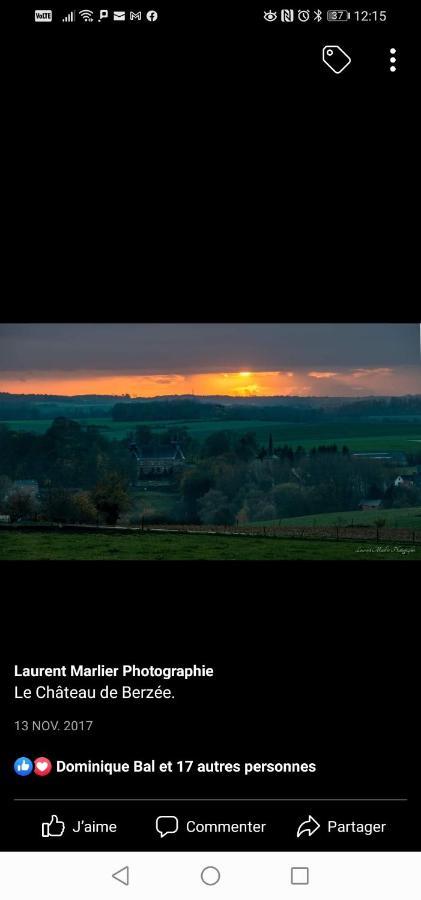 Maison D'Hote Les Notes Endormies Suite Le Refuge Walcourt Exteriér fotografie